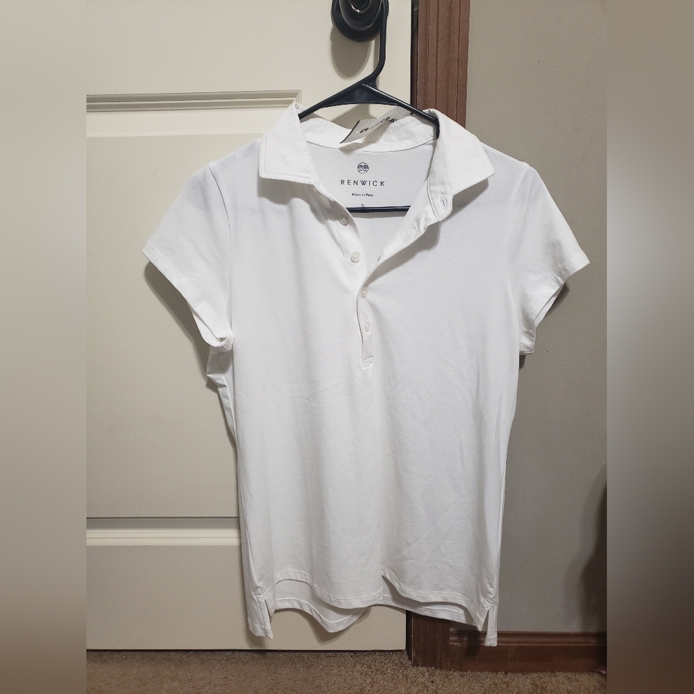 Renwick Golf White Polo